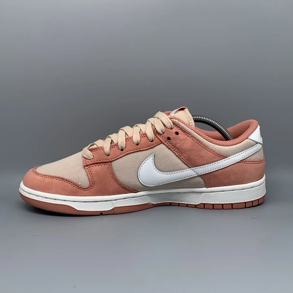 Nike Dunk Low Retro PRM Red Stardust‎ Shoes FB8895-601 Men's Sz 10.5